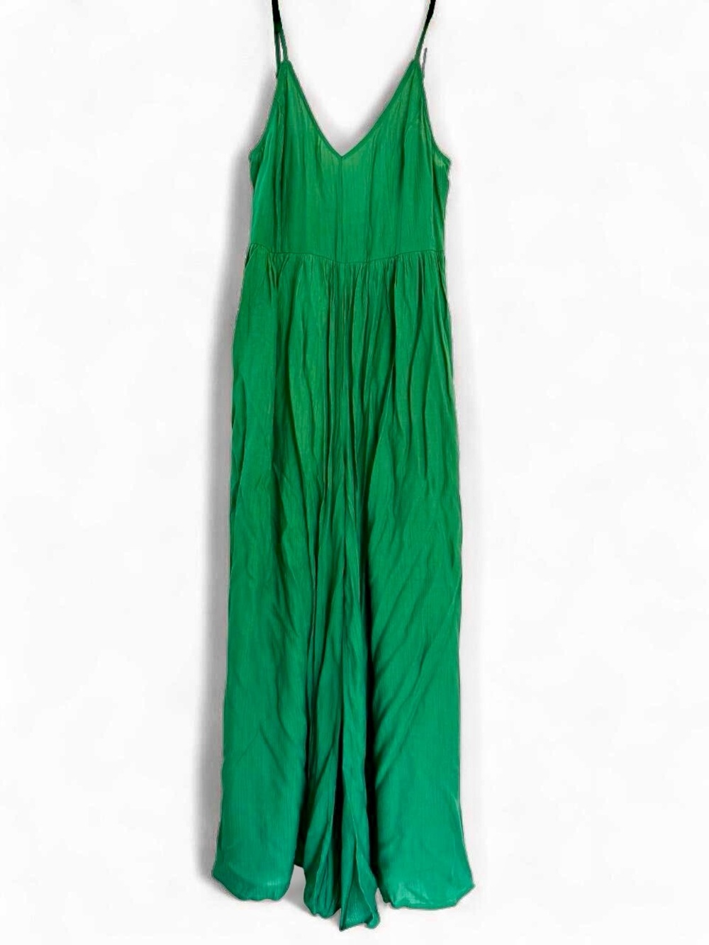Flying Tomato wide leg vibrant green jumpsuit size M - Picture 4 of 11
